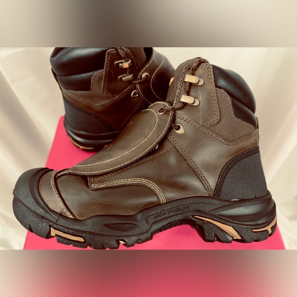 KEEN Men's Mt Vernon 6" MET Waterproof Boot (Steel Toe) Cascade Brown  Size 8.5D - Picture 8 of 13